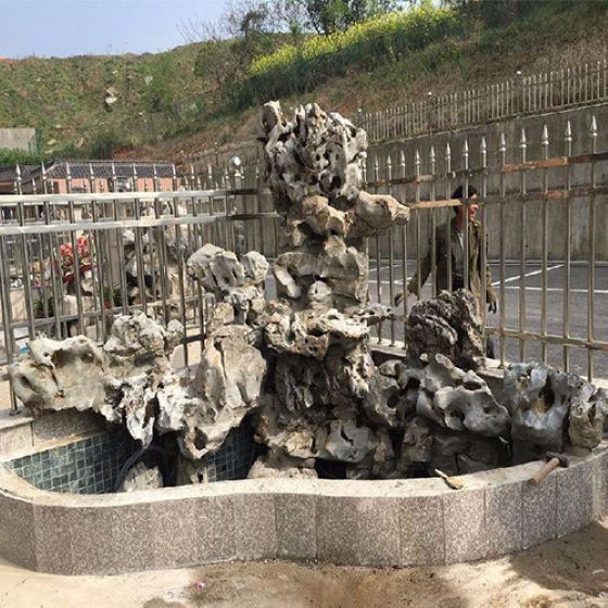 济南庭院假山价格